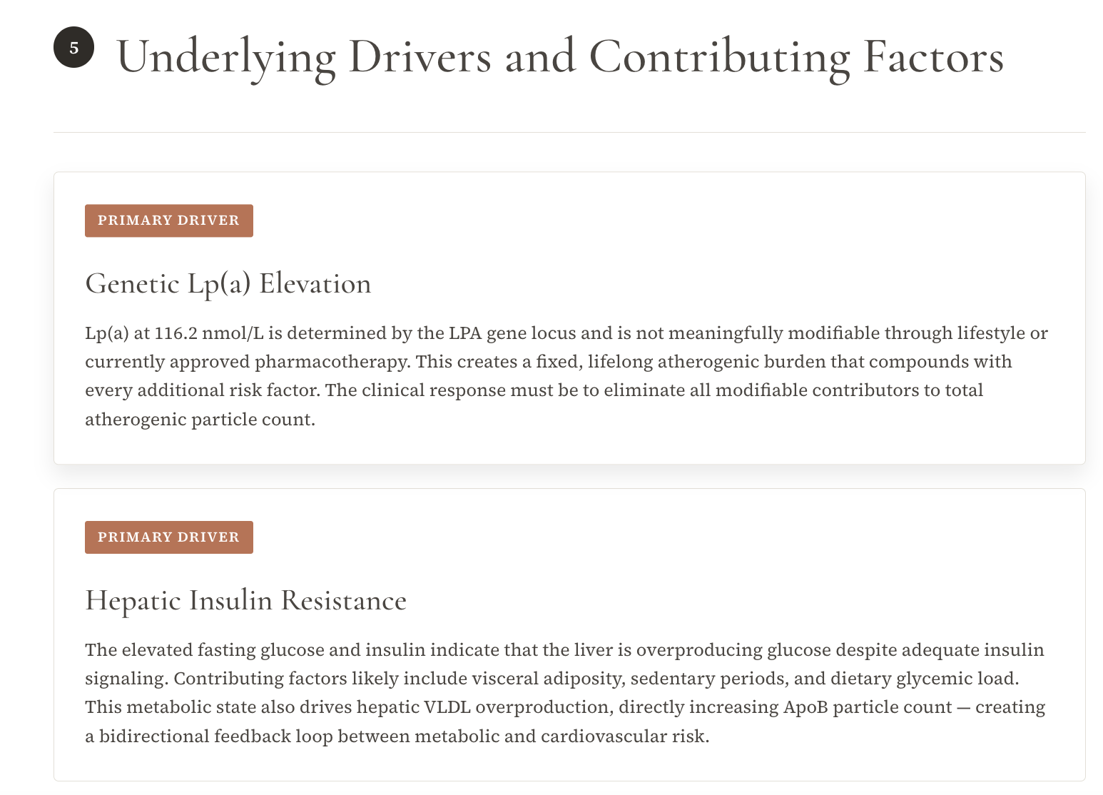 Lab report: underlying drivers and contributing factors